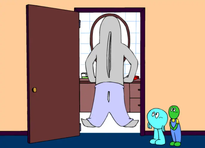 Sase & Topsie: Daddy Jaws Brushes His Teeth