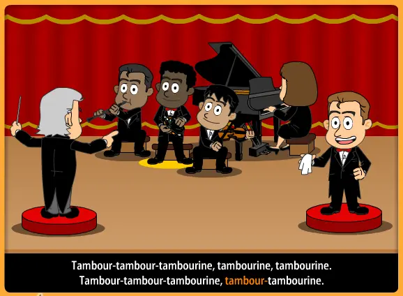 We are in an orchestra