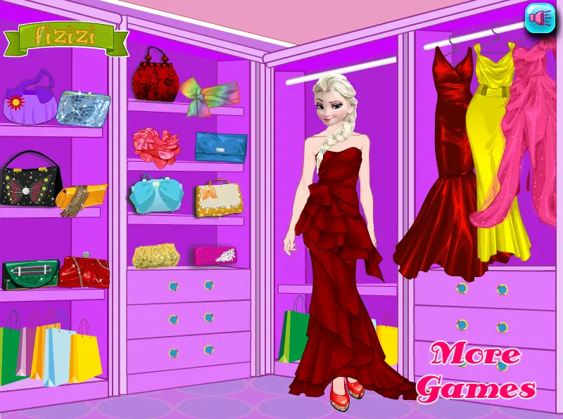 Elsa Fancy Dress Up