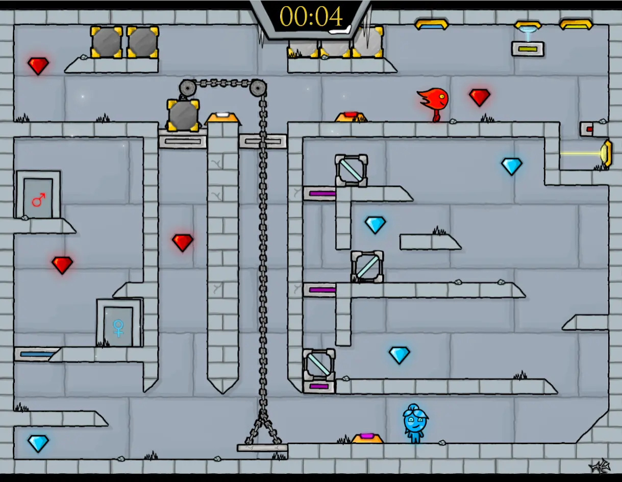 Fireboy & Watergirl In The Ice Temple