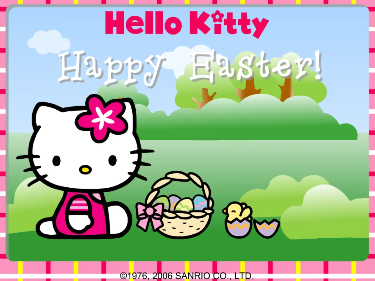 SanrioTown: Hello Kitty Easter Greeting