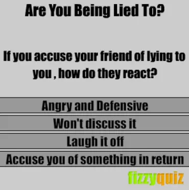 Are You Being Lied To?
