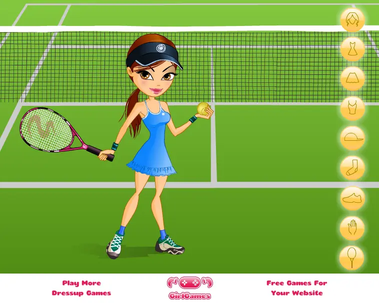 Energetic Tennis Player