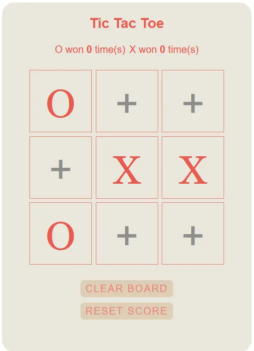 Tic Tac Toe