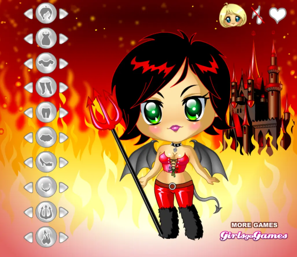 Cute Demon Dress Up
