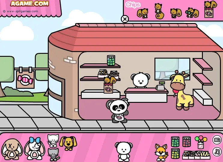 Make-a-Scene at the Sweets Shop