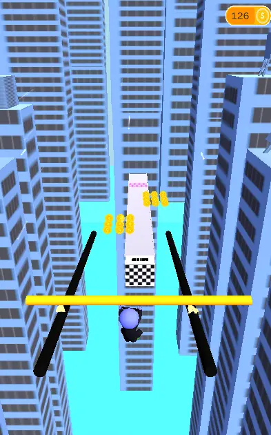 Roof Run Rails Man