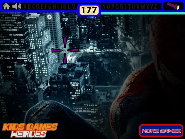 Spiderman - Find The Letters
