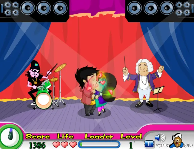 Pop Star Kissing