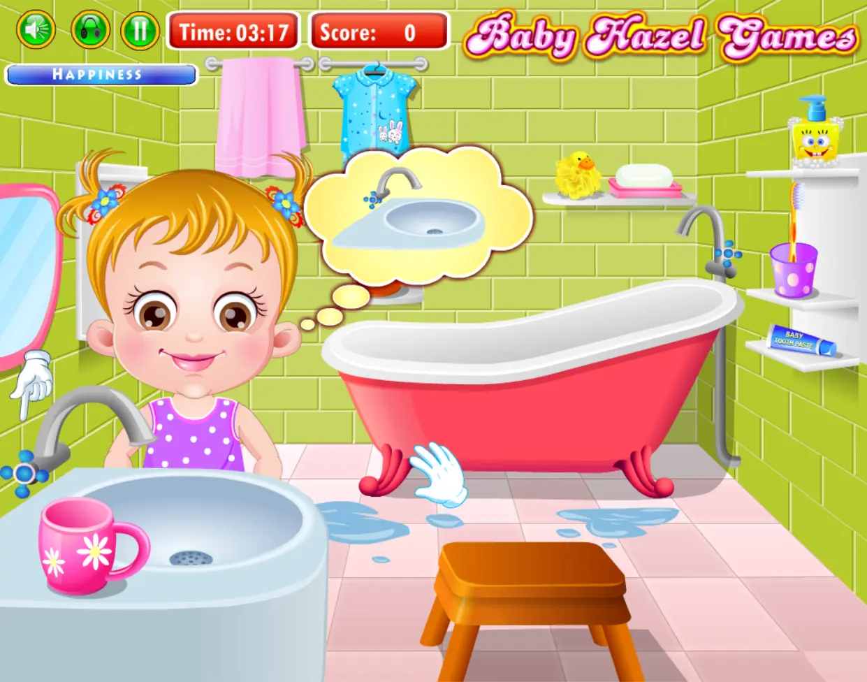 Baby Hazel Bed Time