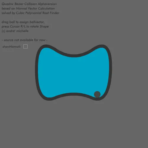 Ball Bezier Collision
