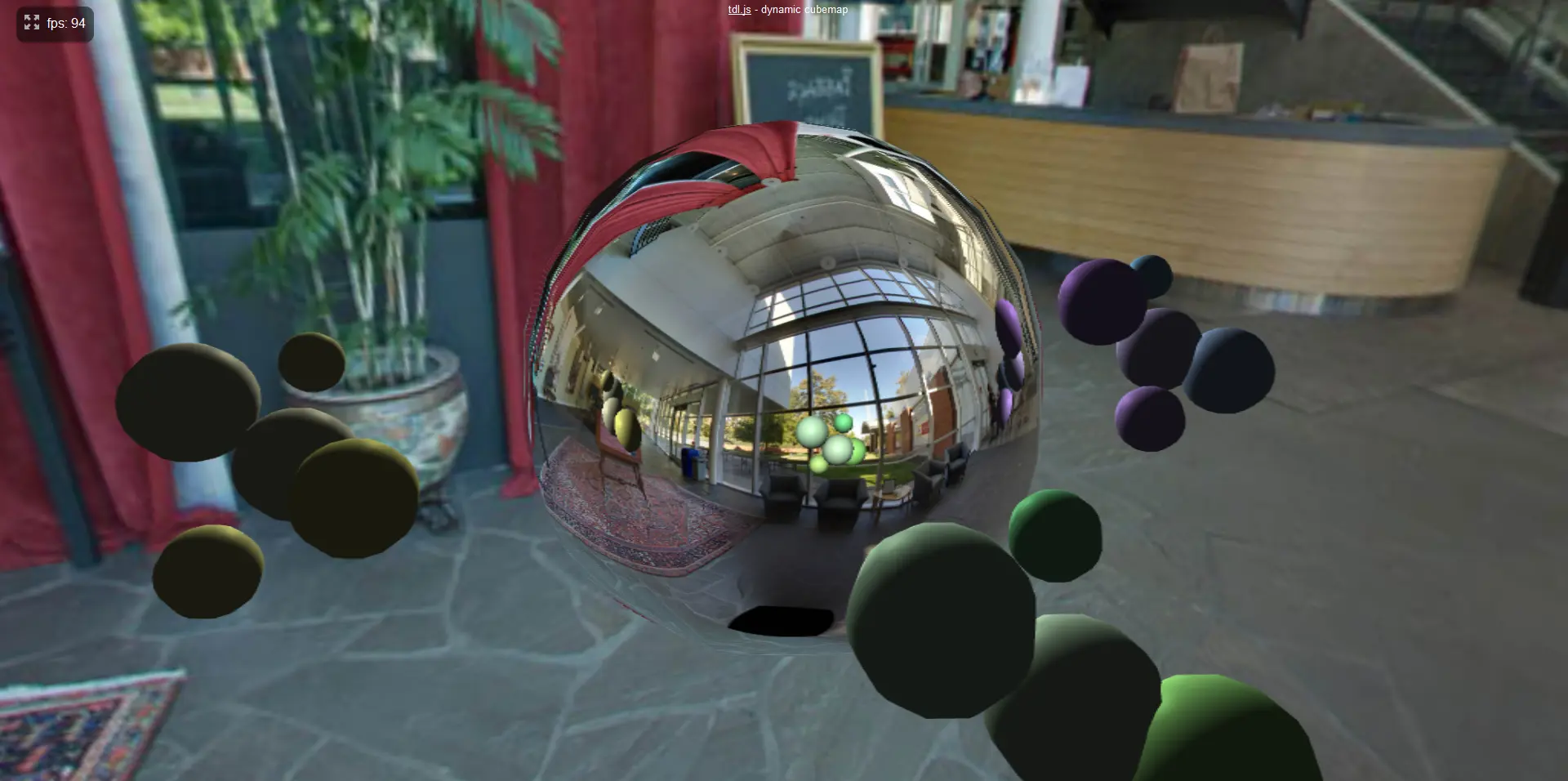 WebGL Dynamic Cubemap