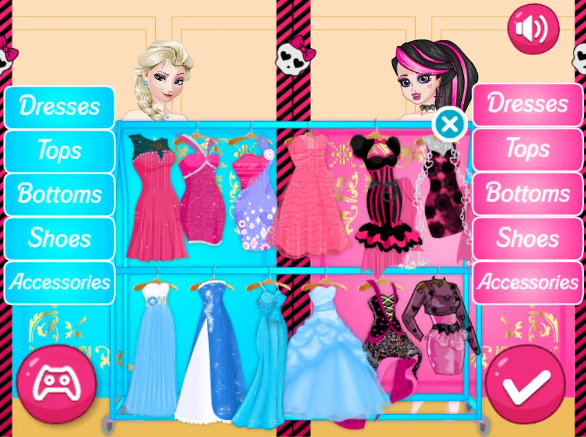 DracuBarbiElsa Fashion Mix