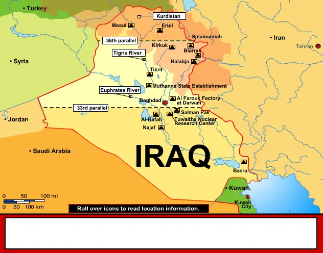 Iraq Interactive Map