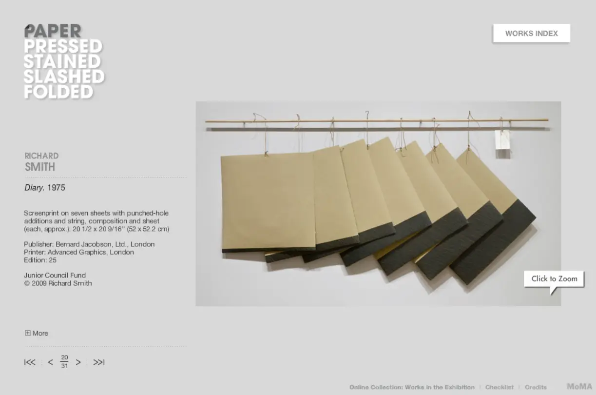 Paper: Pressed, Stained, Slashed, Folded