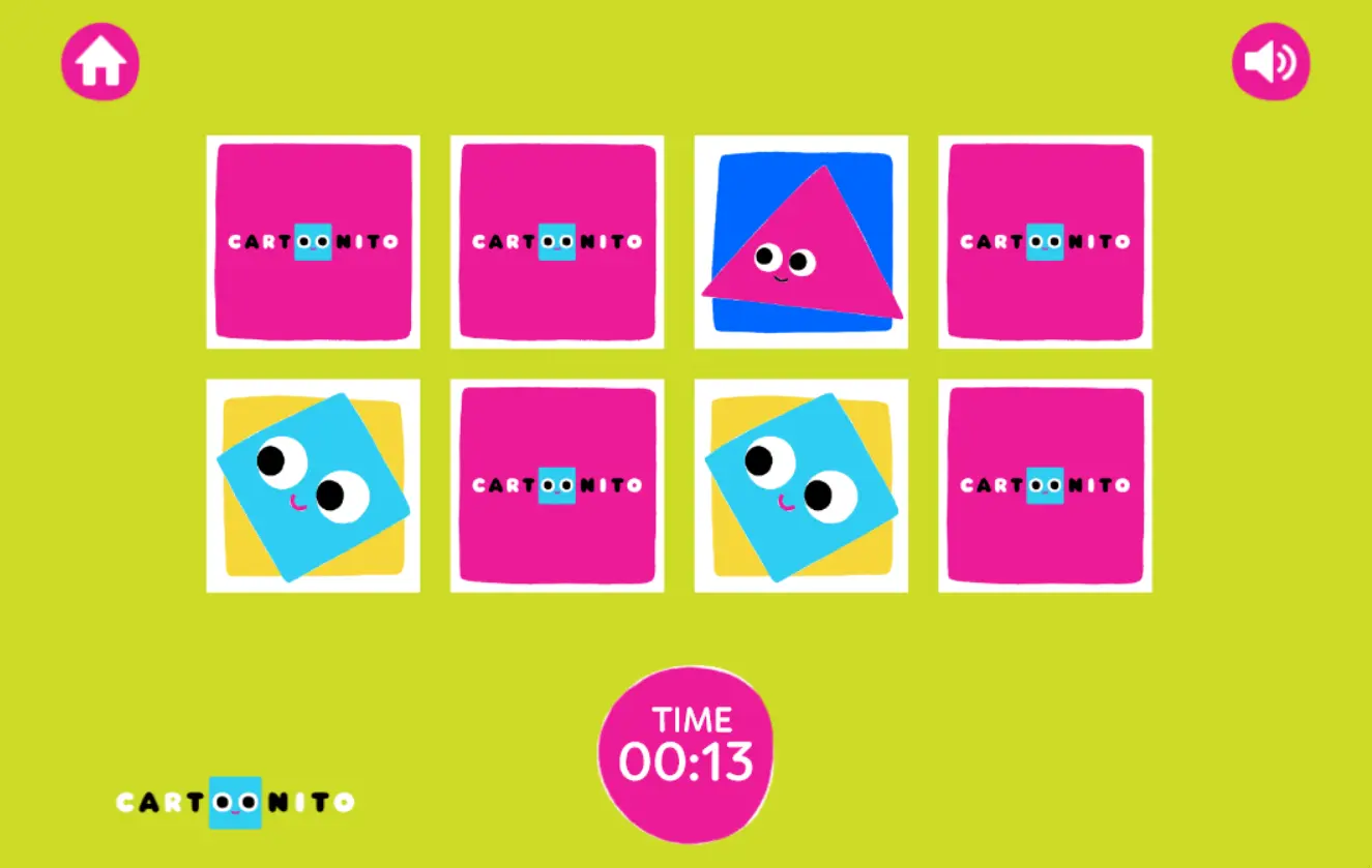 Cartoonito Matching Pairs