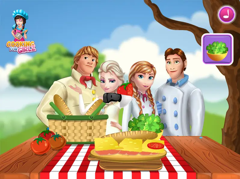 Frozen Family at the Picnic