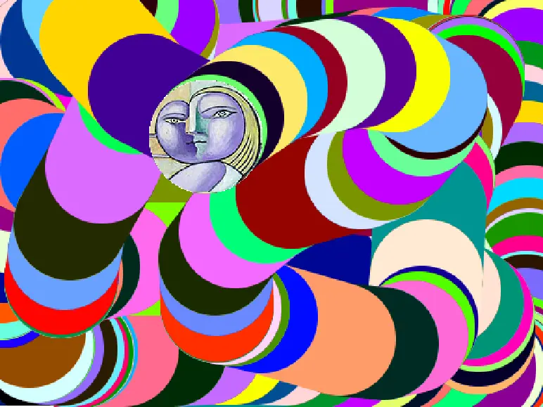 Picasso Face Color Dance