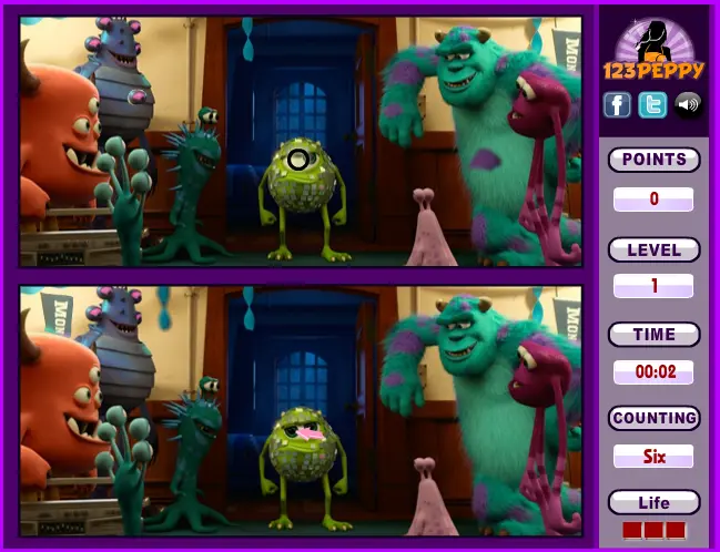 Monsters University Spot 6 Diff
