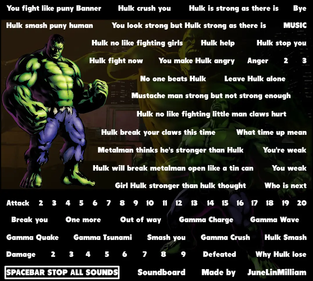 Hulk Soundboard