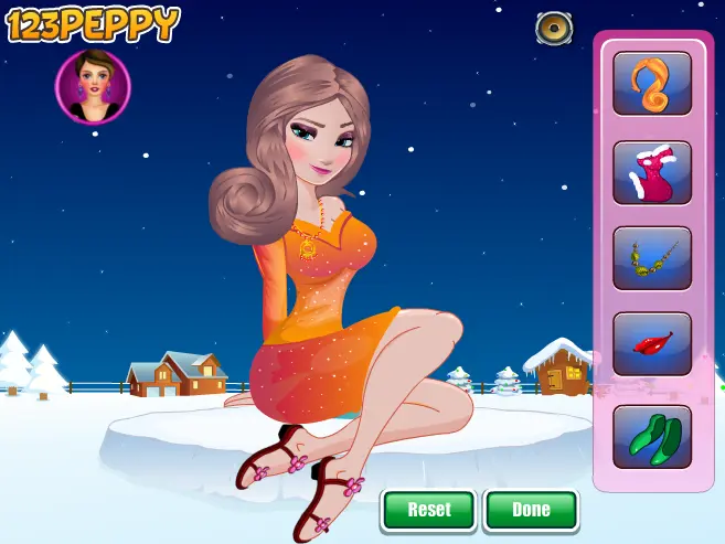 Elsa Frozen Dress Up