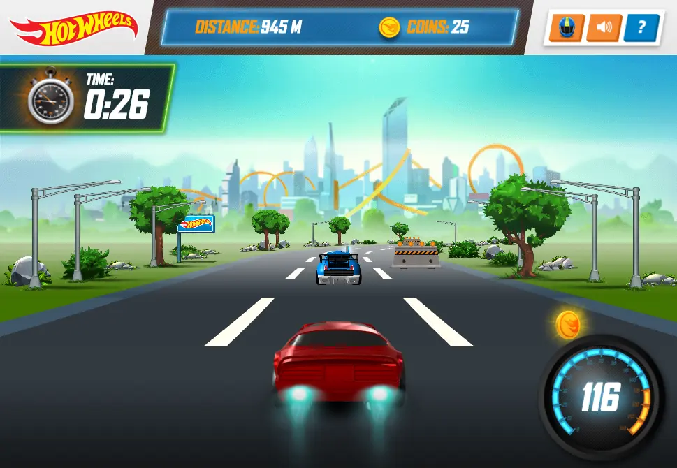 Hot Wheels Race Car Rush