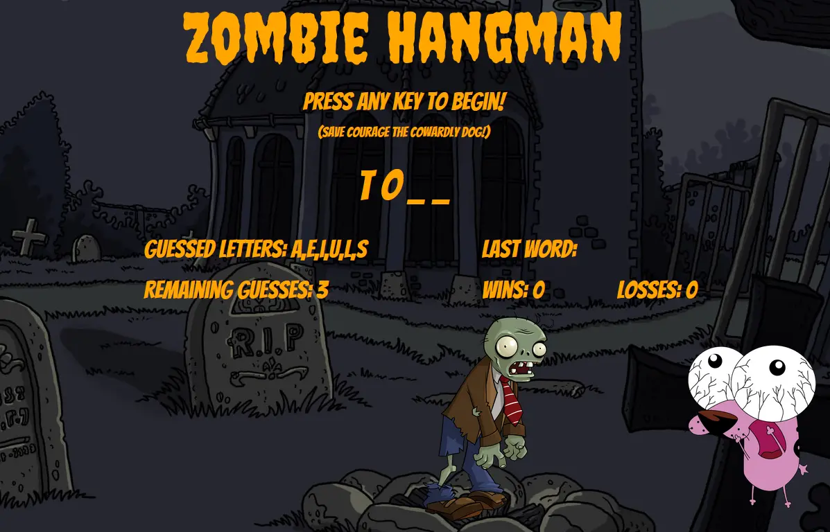 Zombie Hangman