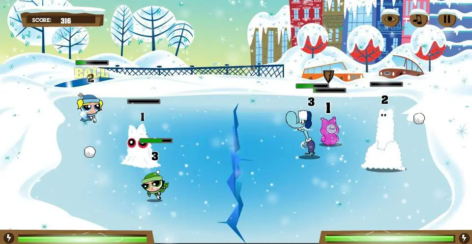 Snow Brawl Fight