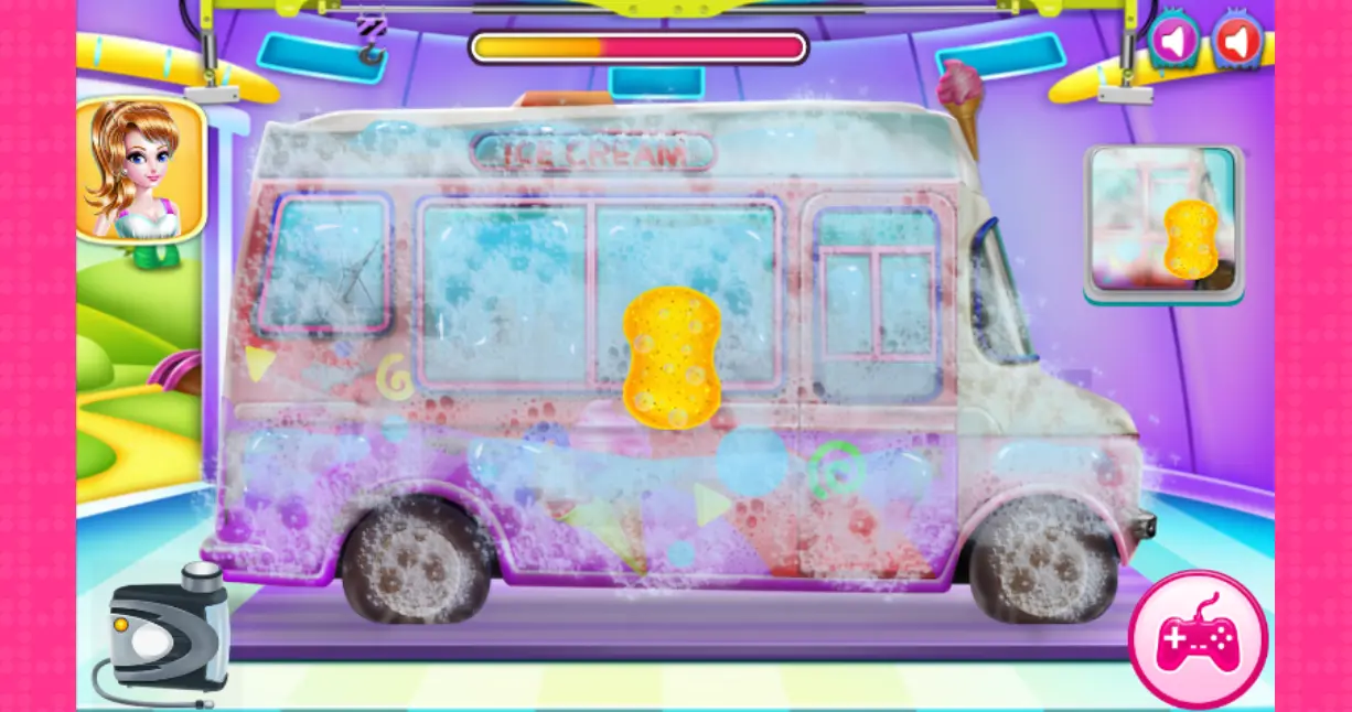 Girly Ice Cream Truck Car Wash