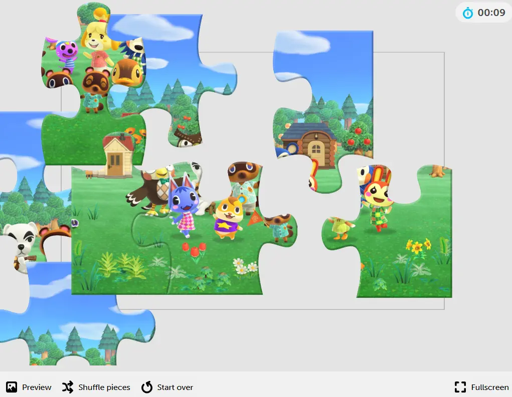 Animal Crossing: New Horizons Online Jigsaw Puzzle