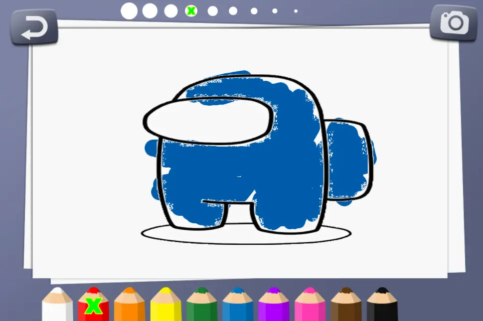 Kids Coloring Book: Among Us