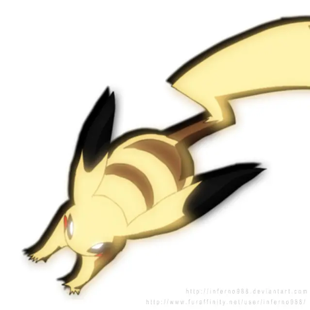 Pikachu run cycle