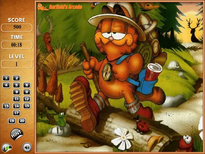Garfield Find the Numbers