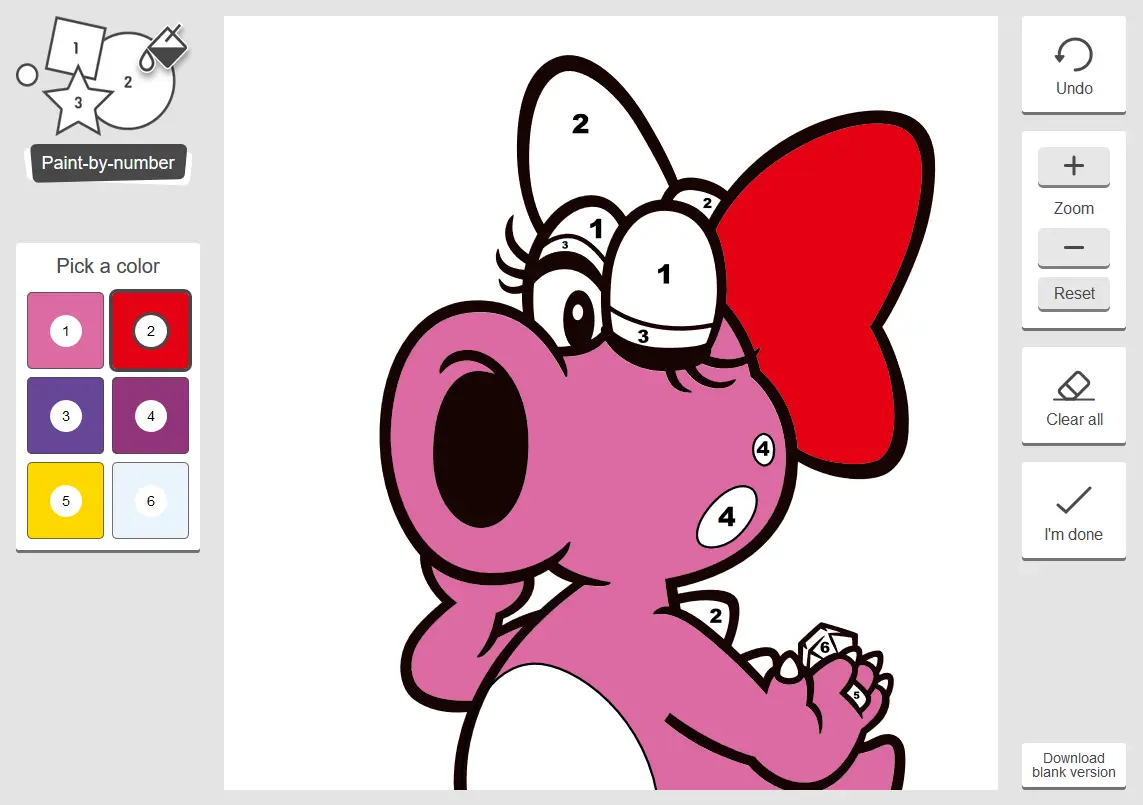 Birdo Paint-by-Number