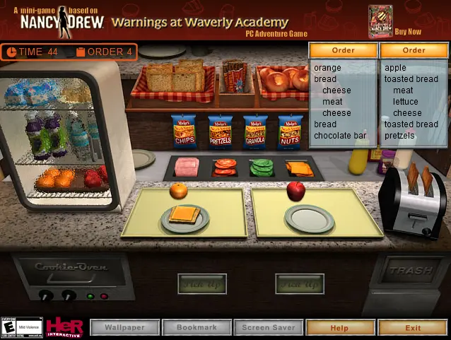 Nancy Drew: Warnings at Waverly Academy Minigame