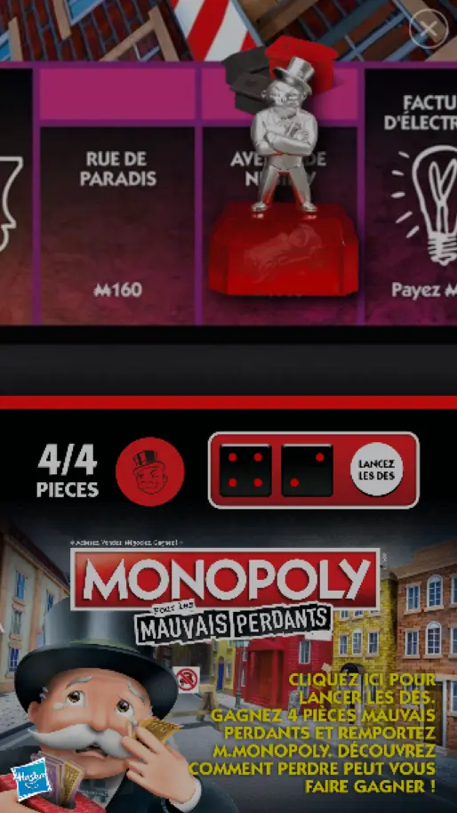 Monopoly: Pour Les Mauvais Perdanta