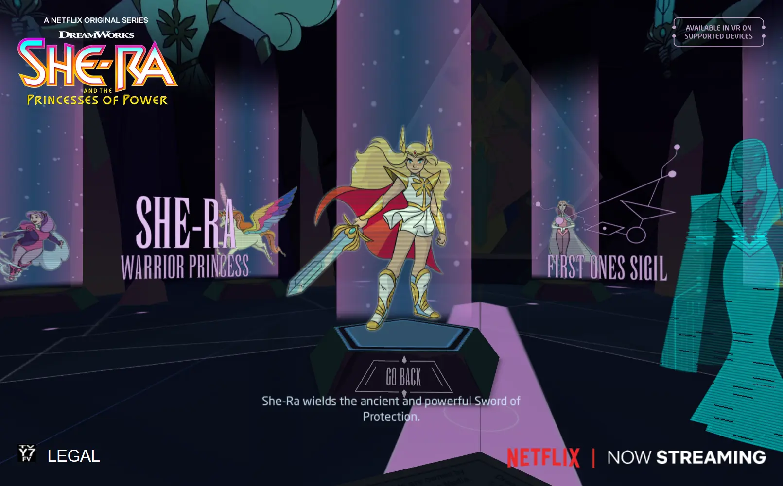 She-Ra and the Princesses of Power: VR Site
