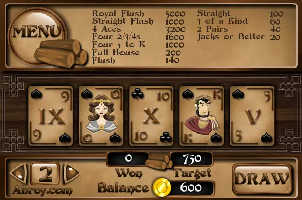 Poker: The Roman Architect