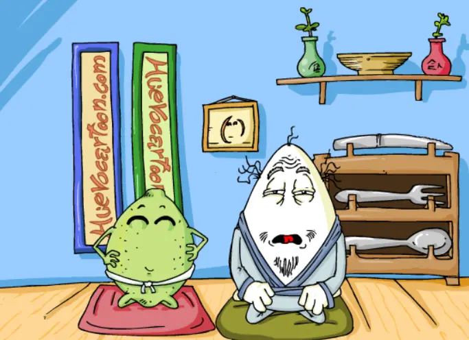 Huevo Cartoon: Huevo Zen