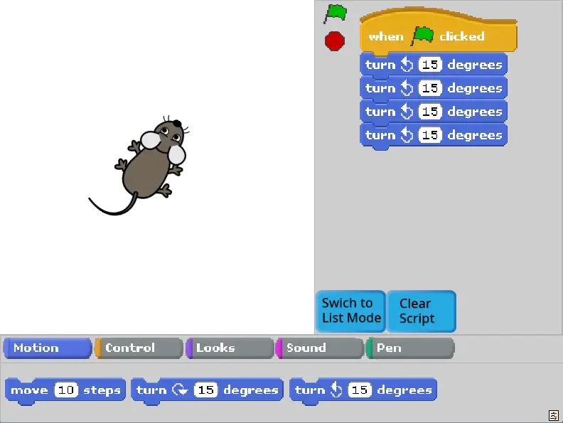 Rat - a mini version of Scratch!