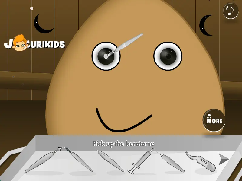 Pou Wearing Glasses