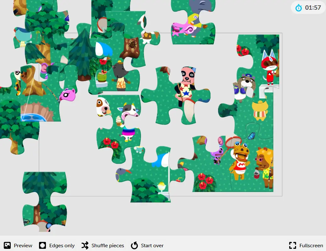 Animal Crossing Online Jigsaw Puzzle
