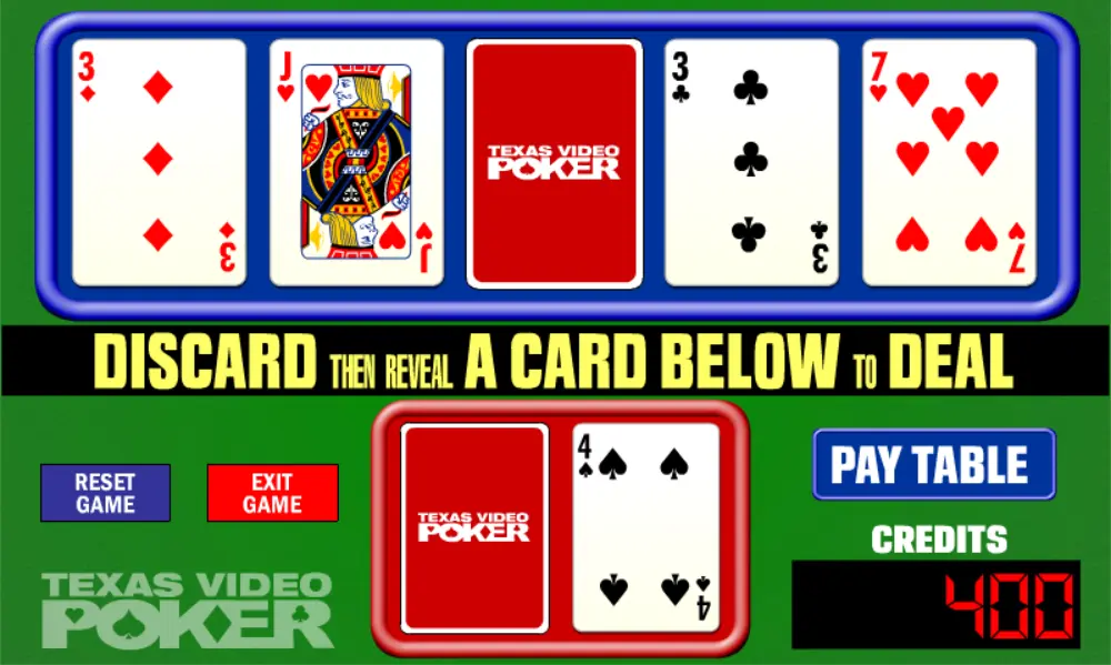 Texas Video Poker