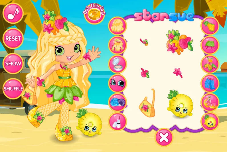 Shopkins Shoppies Pineapple Lily
