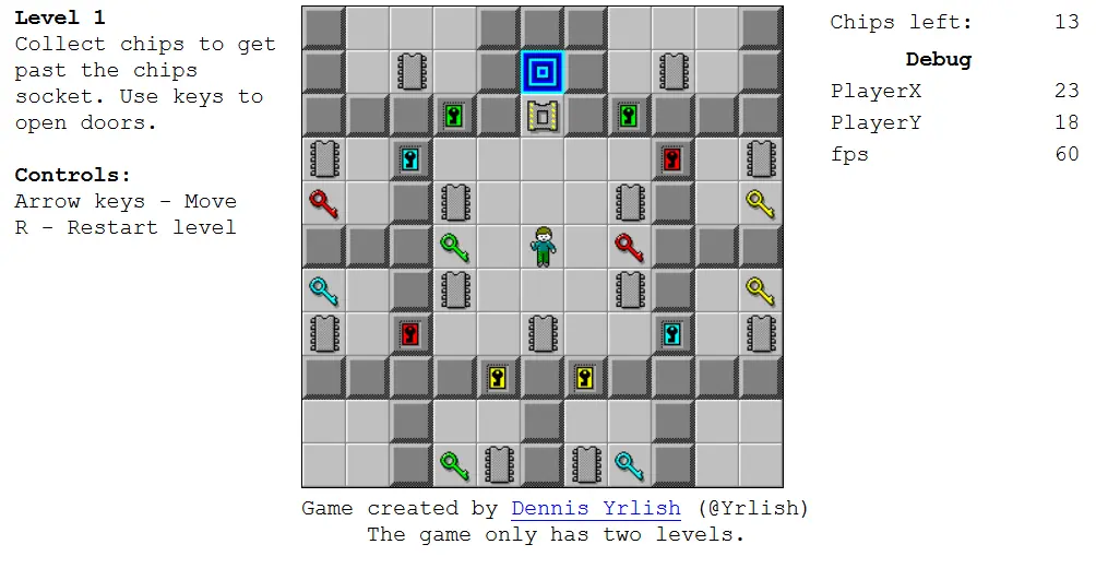 Chip's Challenge JS (Demo)