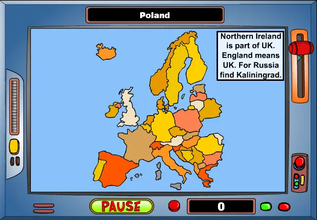 Geography Game: Europe