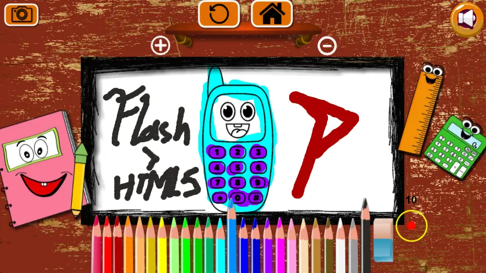 Mobile Phone Coloring Book