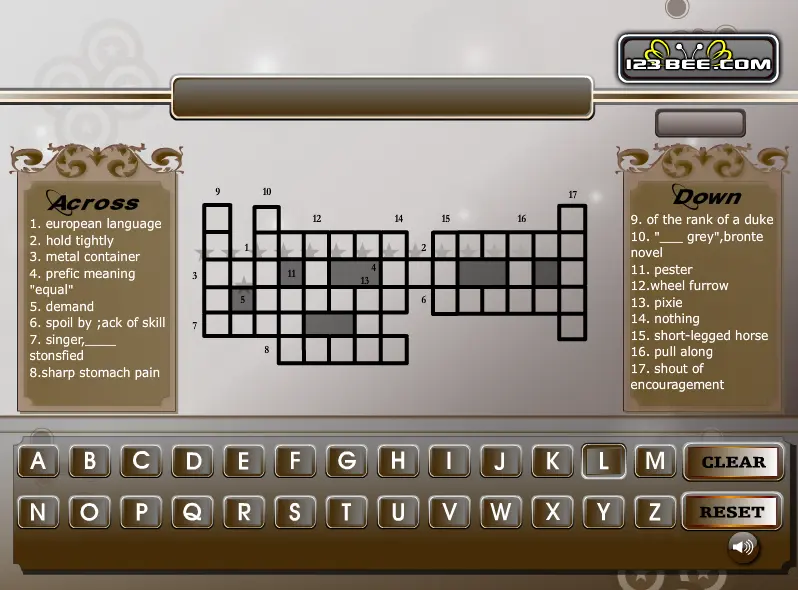 Crossword Game Play - 55