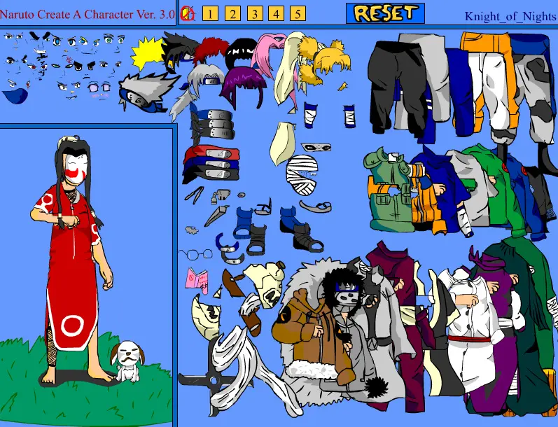 Naruto Create A Character Ver. 3.0