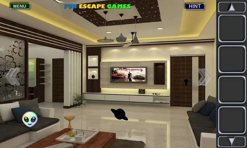 Black and White Apartment Escape